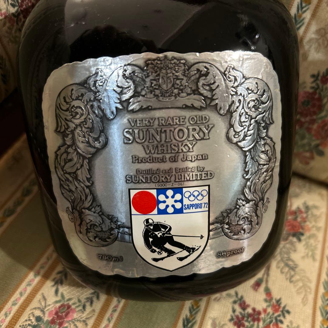 極美品 サントリー オールド ウイスキー 冬季オリンピック 記念ボトル