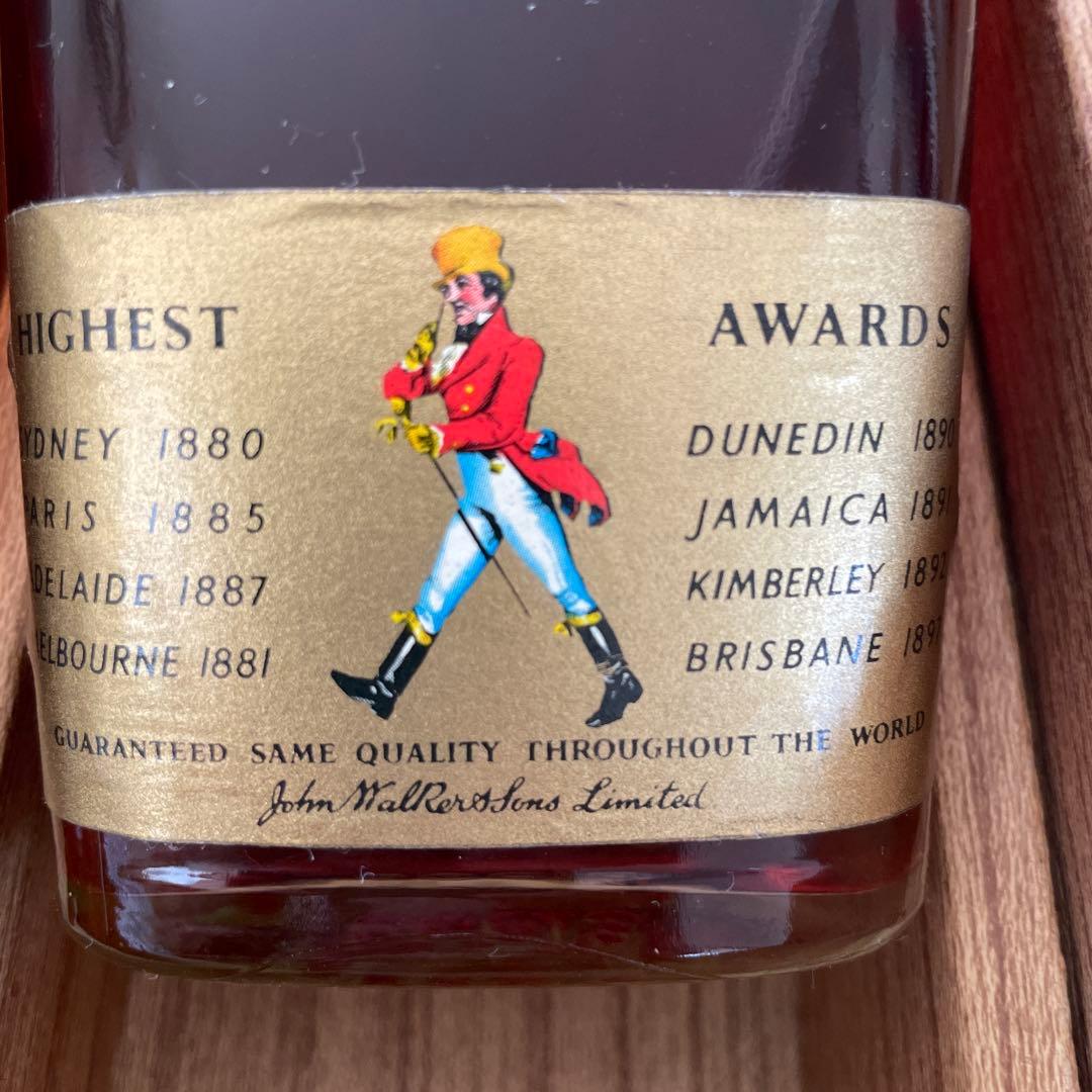 古酒 希少Johnnie Walker レッドラベル 2本 年代違い飲み比べ