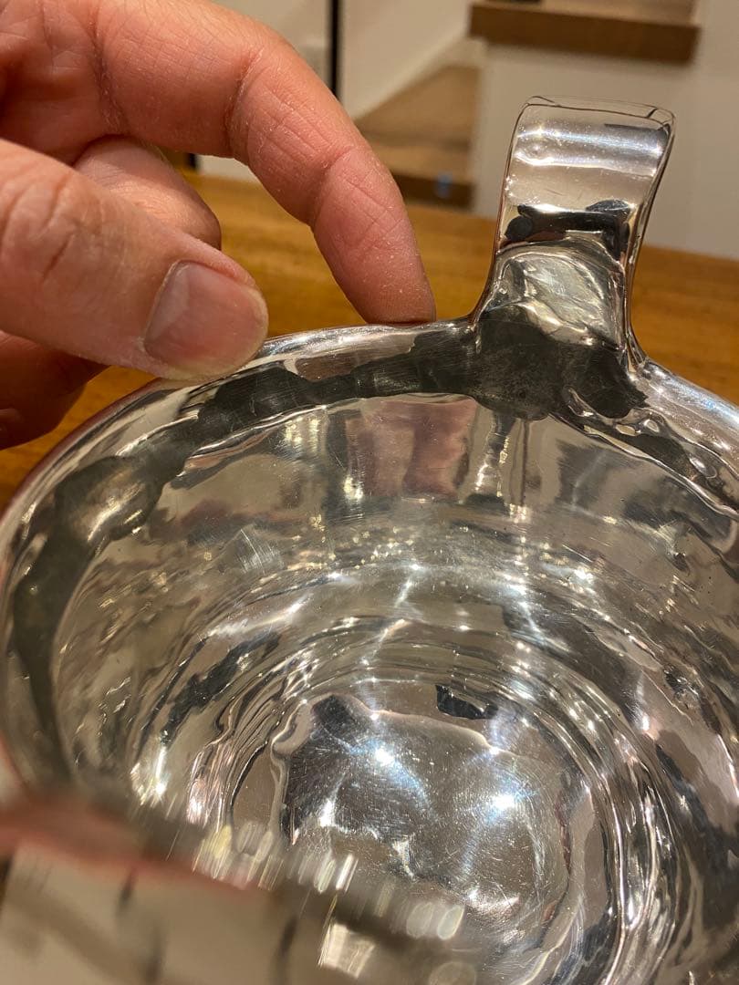 ギリシャの純銀カップ(カンタロス)ワインカップ