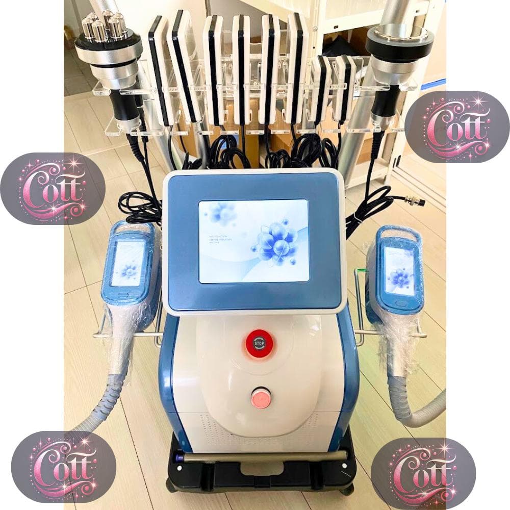 脂肪冷却マシン 3ハンドル搭載 非侵襲型痩身 RF/レーザー