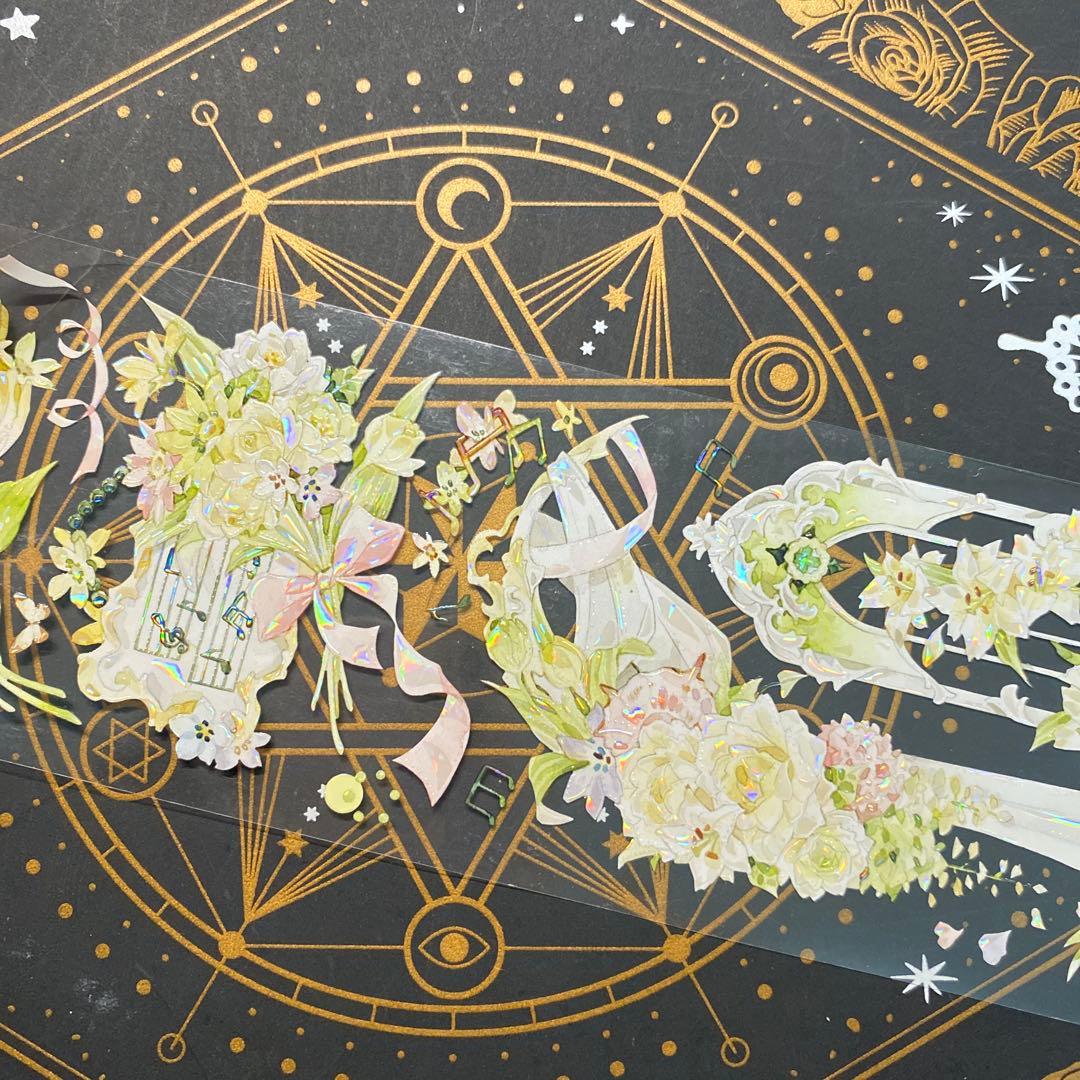 9286】海外 マステ 中古巻 貝殻光マスキングテープ 装飾系 緑黄 - メルカリ