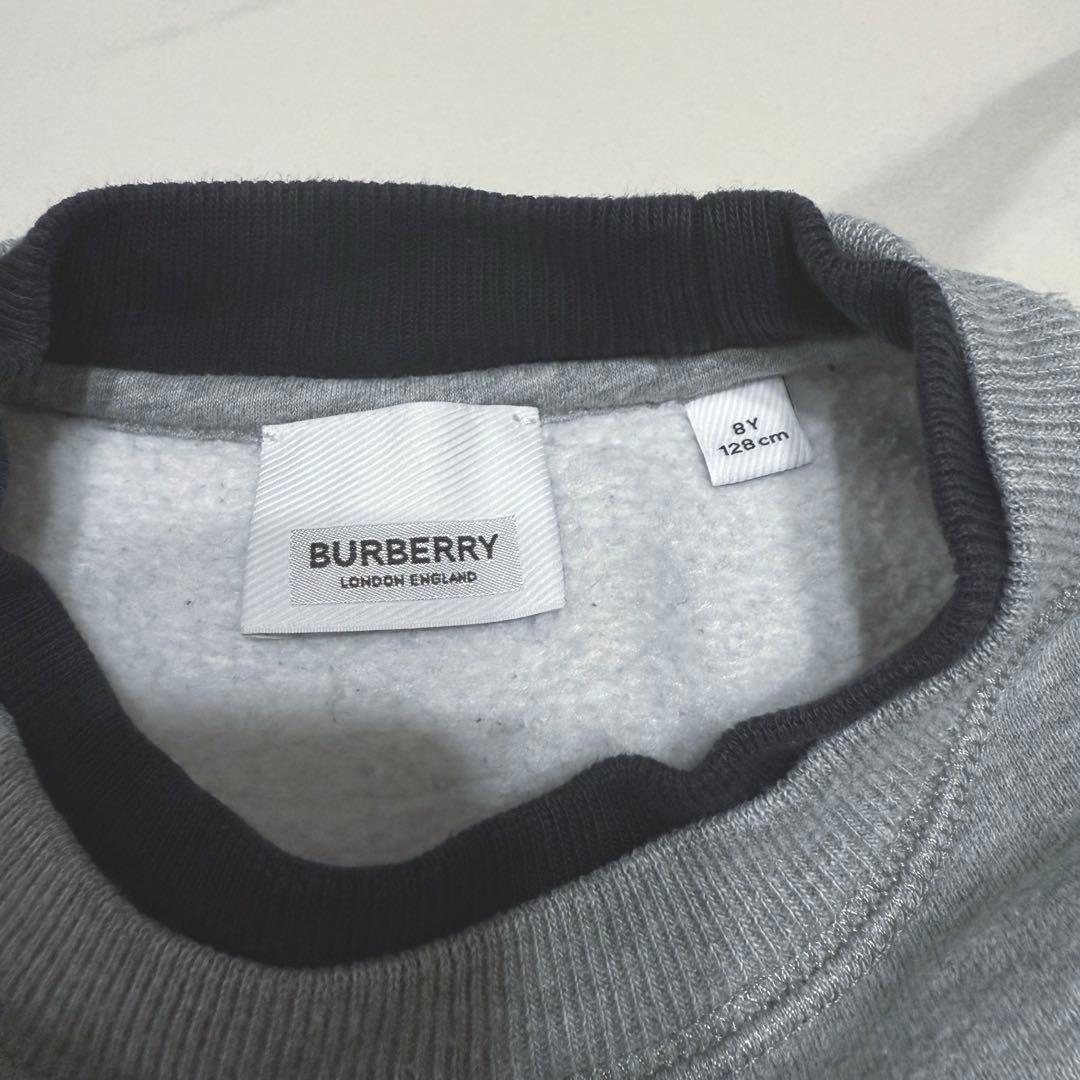 Burberry バーバリー トレーナー 8Y 128cm 裏起毛 美品