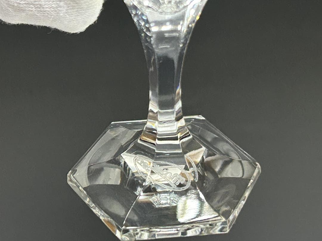 ベネチアンガラス MOSER 金彩 切子 モーゼル リキュールグラス 3個セット