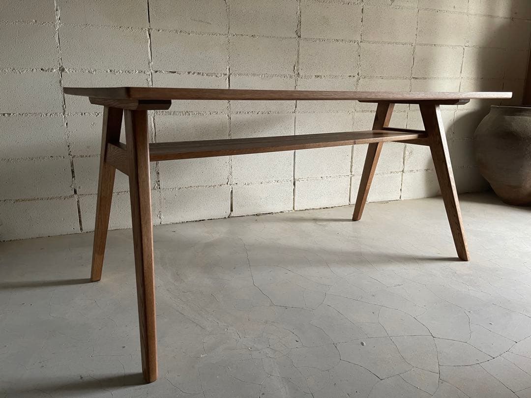 美品　unico ADDAY ウニコ　アディ　ダイニングテーブル オーク無垢材
