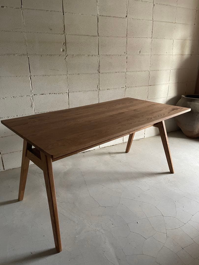 美品　unico ADDAY ウニコ　アディ　ダイニングテーブル オーク無垢材