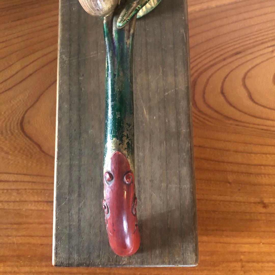 稀少な浦野乾哉(六世乾山)作色絵柄香炉共箱入