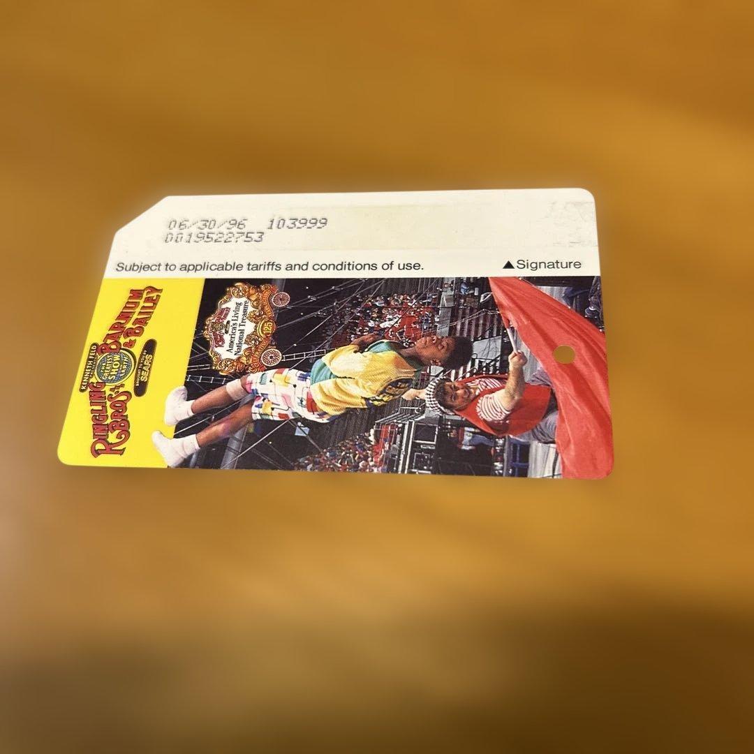 使用済ニューヨーク地下鉄メトロカードリングリングブラザーズショー