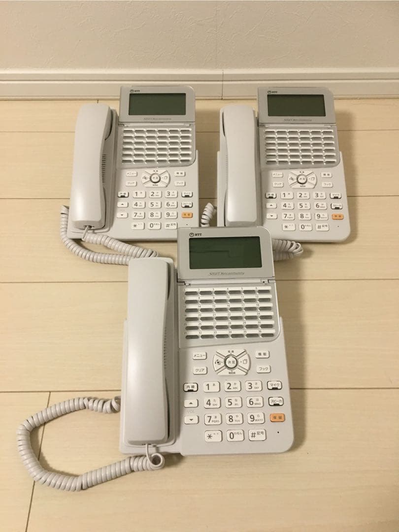 NTT東日本 ビジネスフォン ZX-(36)STEL-(1)(W) 3台セット - メルカリ
