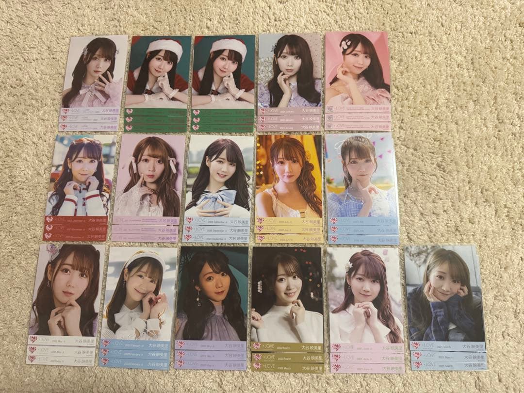 イコラブ 大谷映美里 生写真 コンプ、バラ、ミニフォト まとめ売り 4枚