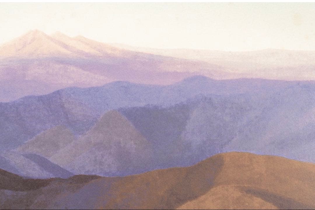 【傑作！】 入手困難 貴重 東山魁夷 新復刻画 残照 限定500部 額装 日本画