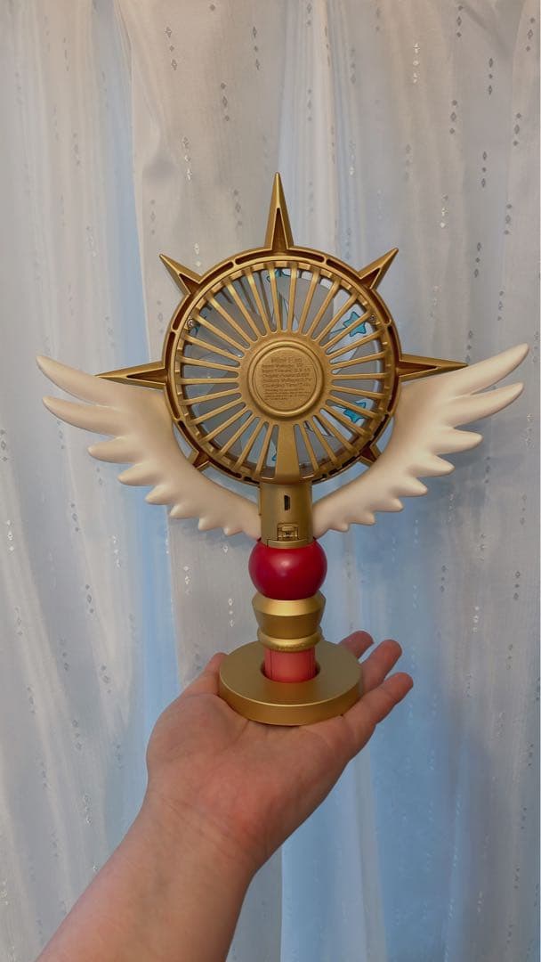 カードキャプターさくら ゴールド ハンディファン 翼デザイン