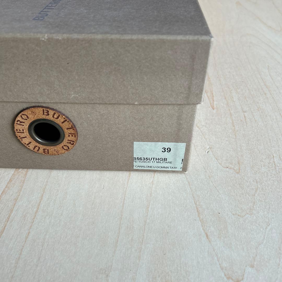 ブッテロ　ダービーシューズ　ブラウン39