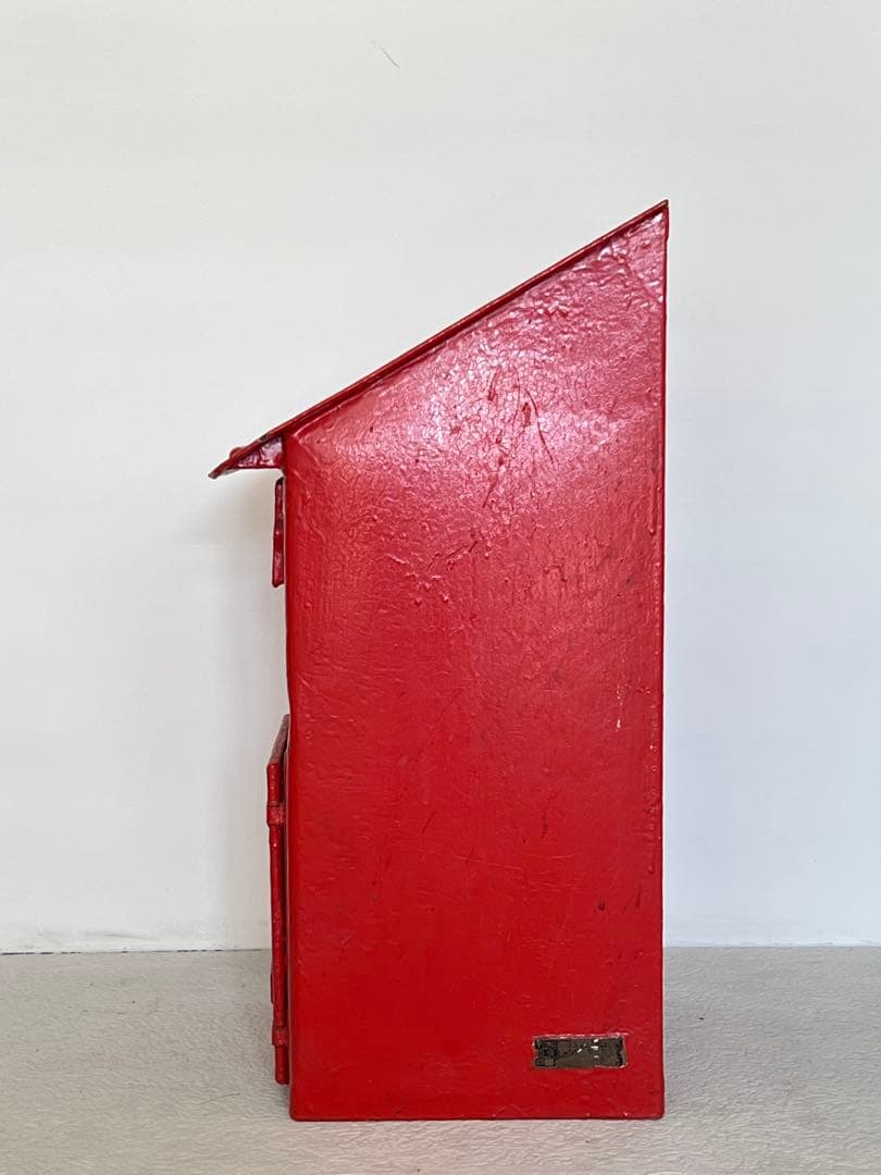 貴重 鍵付き使用可能 郵便ポスト 郵便差出箱2号／昭和35年 】レトロ