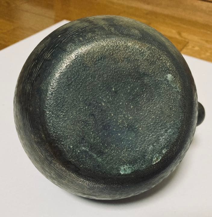 アンティーク お洒落 金属製急須 骨董品 希少品