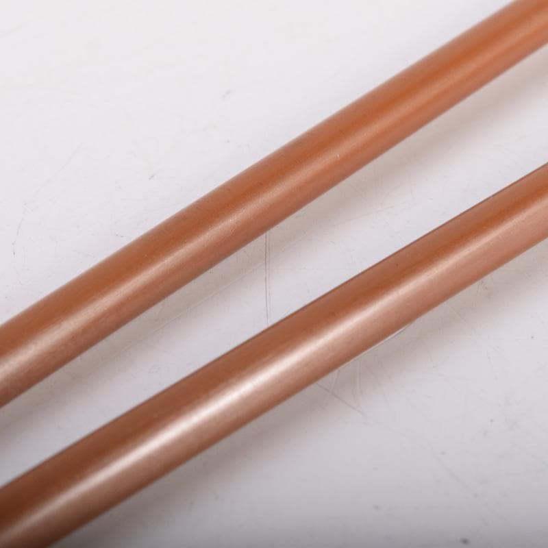 金工師　木村清五郎作　桐実頭飾火箸　共布共箱　V　7439