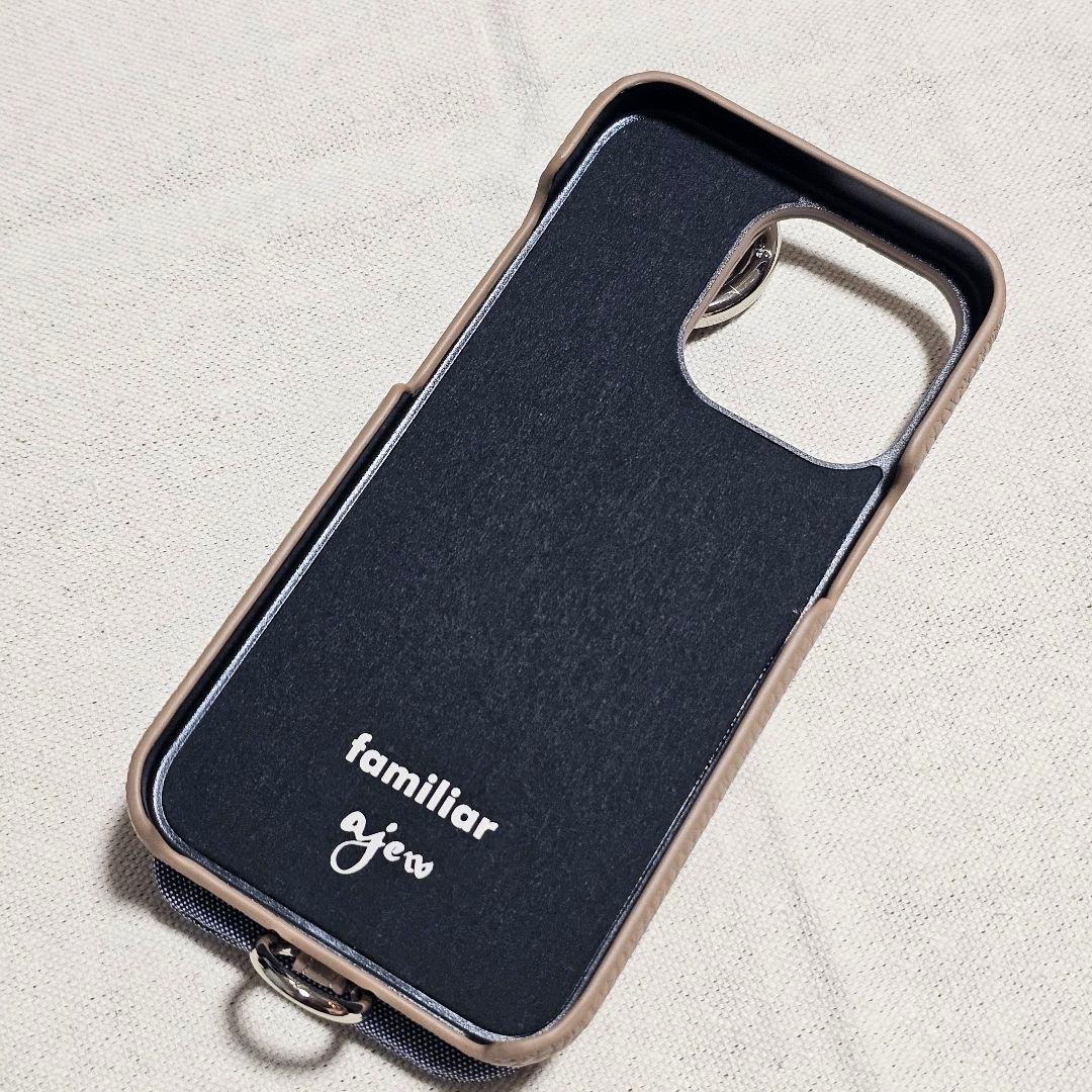 fm2☆13pro ajew エジュー iPhoneケース ファミリア 「ajew（エジュー