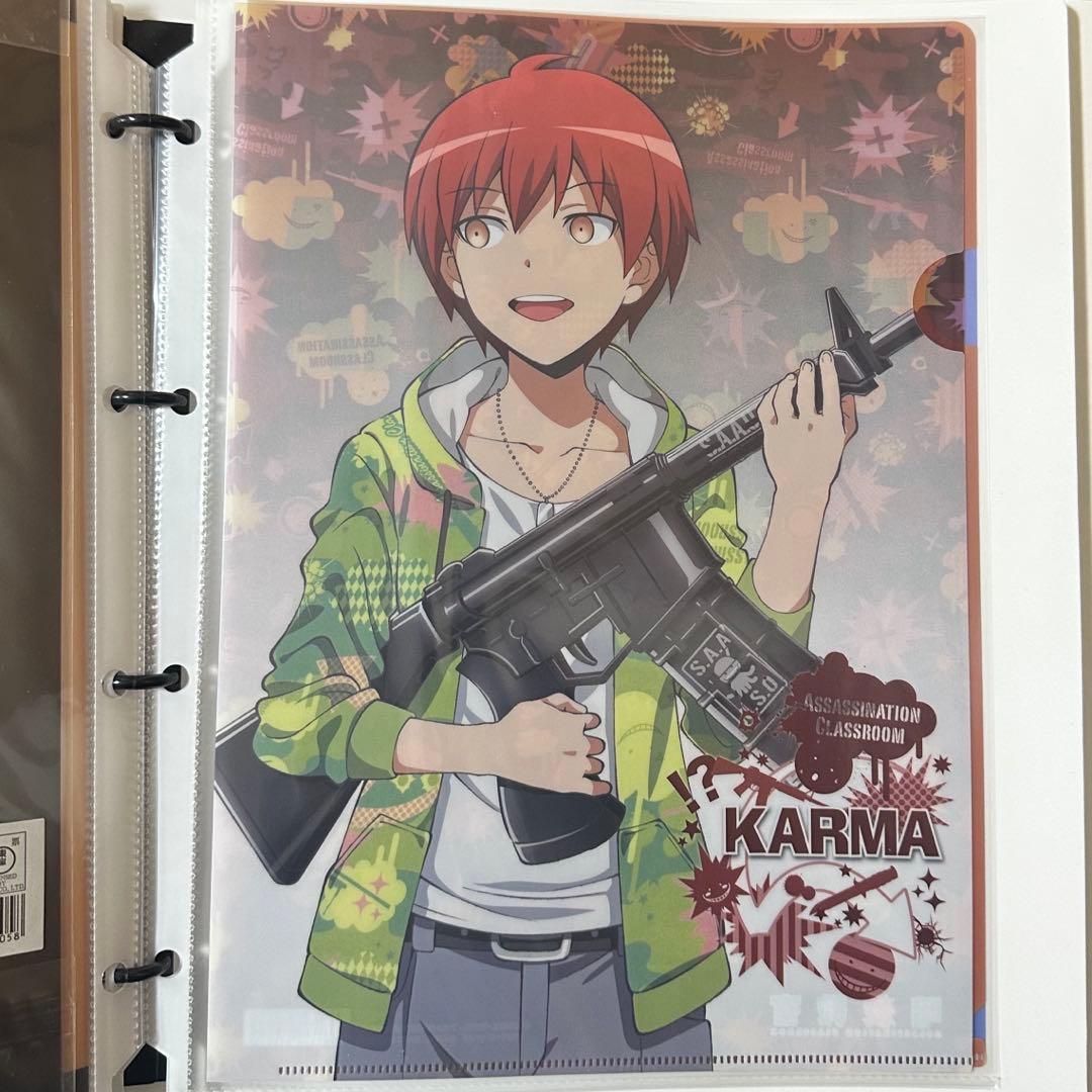 暗殺教室 赤羽業 クリアファイル 下敷き まとめ売り - メルカリ