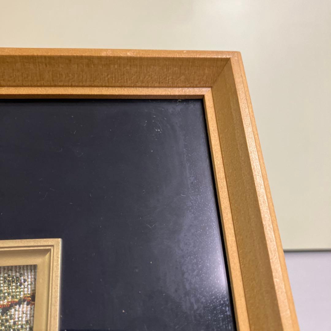 西陣織 金閣寺 鹿苑寺 京都 伝統工芸 刺繍 織物 美術品 額装 和モダン