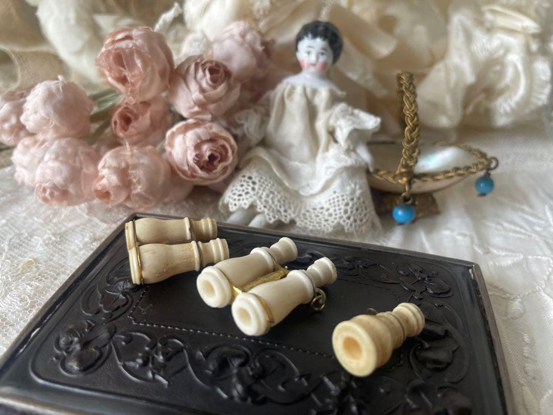 ドール用単眼鏡オペラグラスチャーム ミニチュア ミニョネットフランス