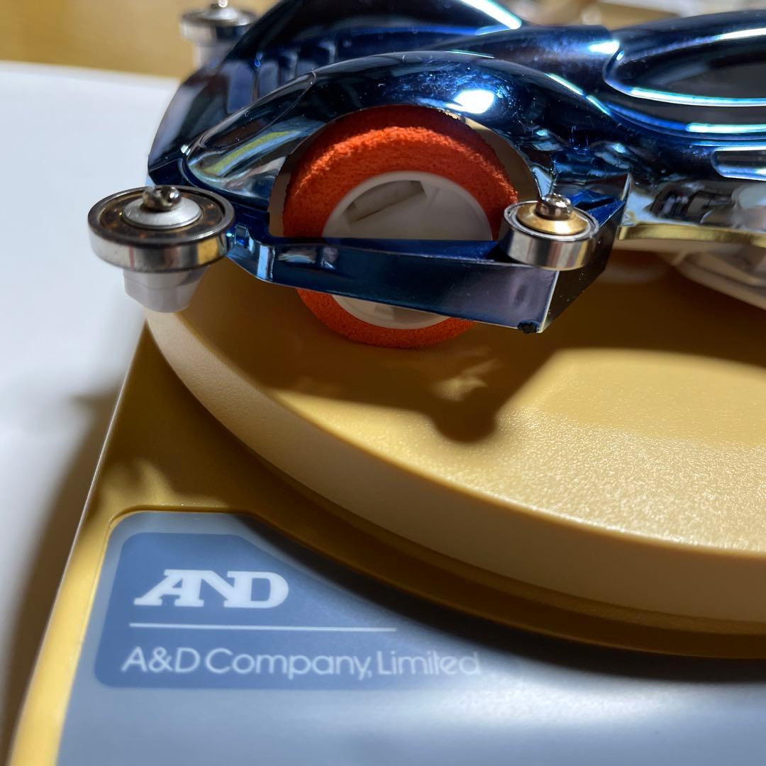 ミニ四駆 スピンアックスブルーメッキボディー - メルカリ