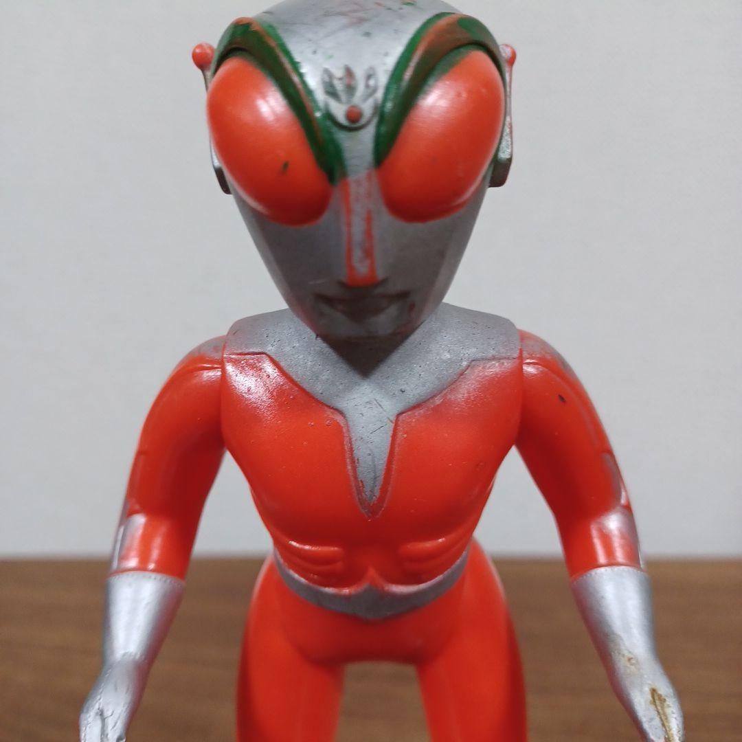 当時ものポピー製「ファイヤーマン」朱赤の超希少ソフビフィギュア