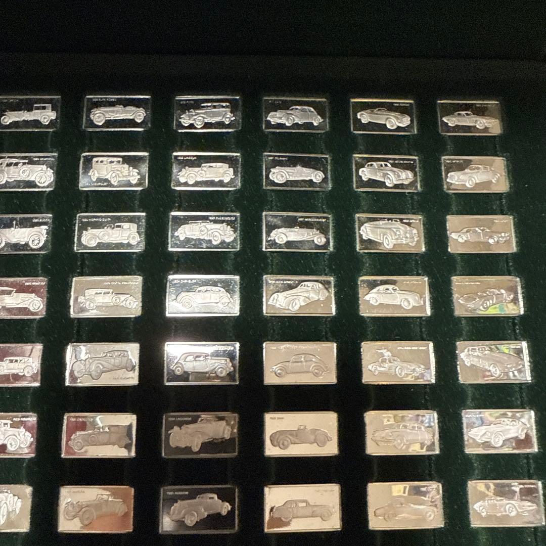 偉大なる自動車100種 純銀製ミニチュア・コレクション限定盤 - メルカリ