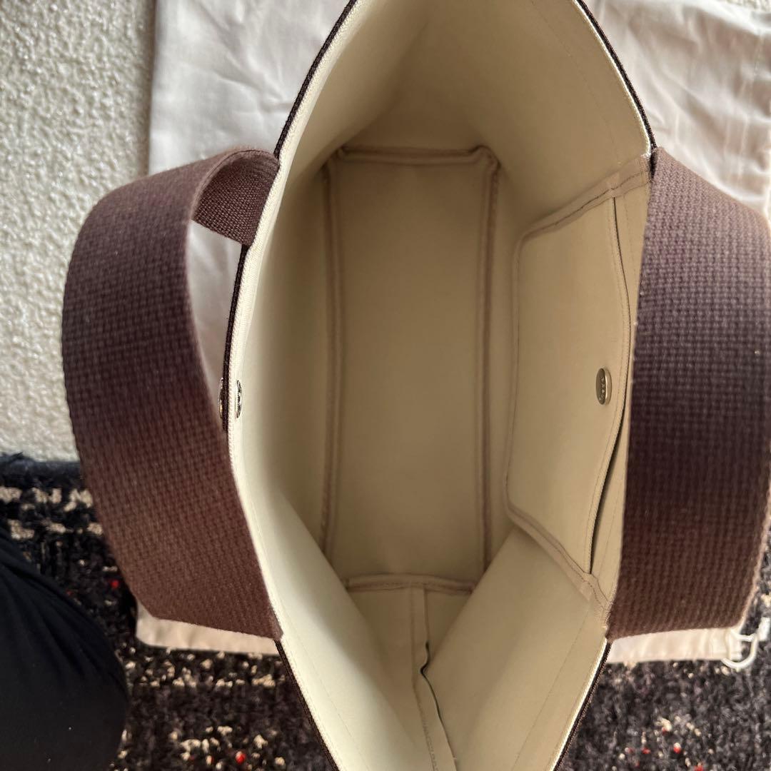 値下げ！Hervé Chapelier ハンドバッグ　モカX モカ704GP