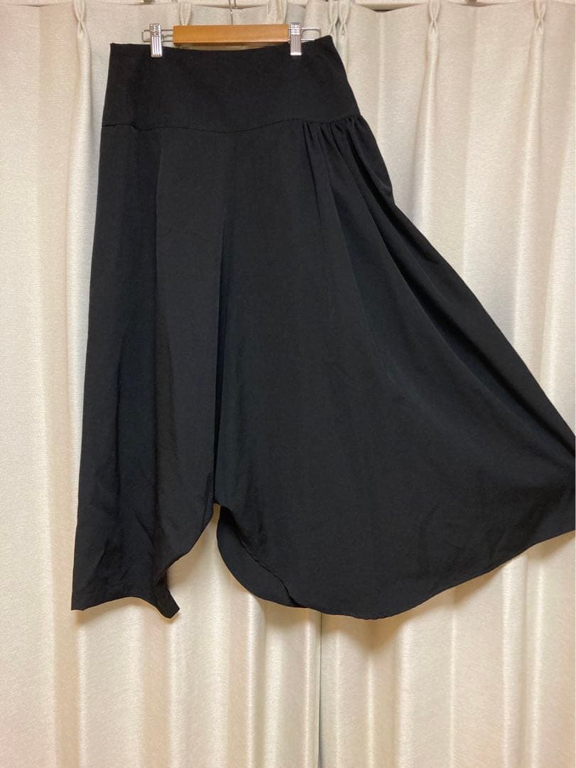 19SSビーヨウジヤマモト Byohji yamamotoシワギャバアシメパンツ