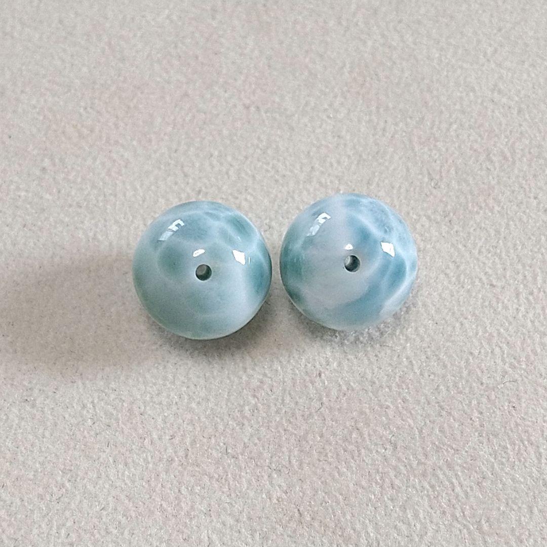 商品の説明必読！∞ ラリマー12.3mm × 2玉 ∞