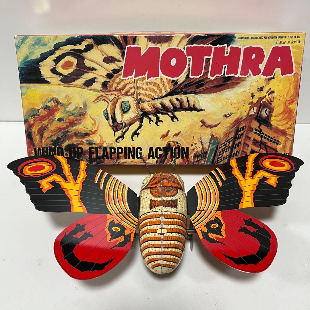 希少】モスラ ブリキおもちゃ ビリケン商会 ゼンマイ レトロ - メルカリ