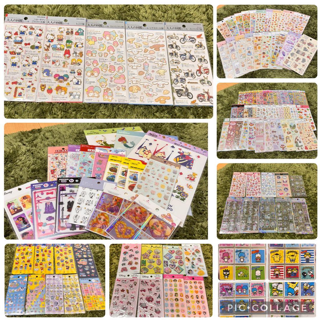 シール帳完成品、未開封シール、その他まとめ売り