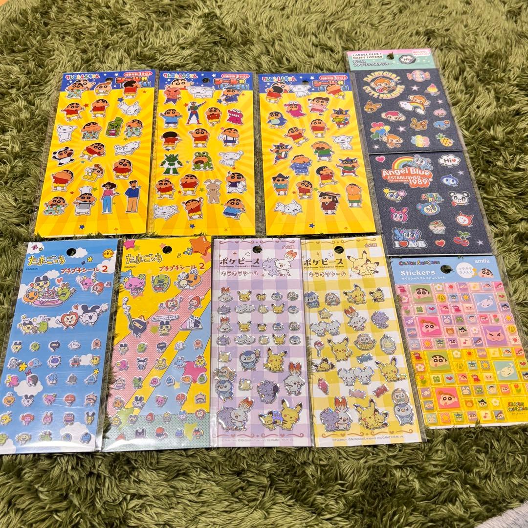 シール帳完成品、未開封シール、その他まとめ売り