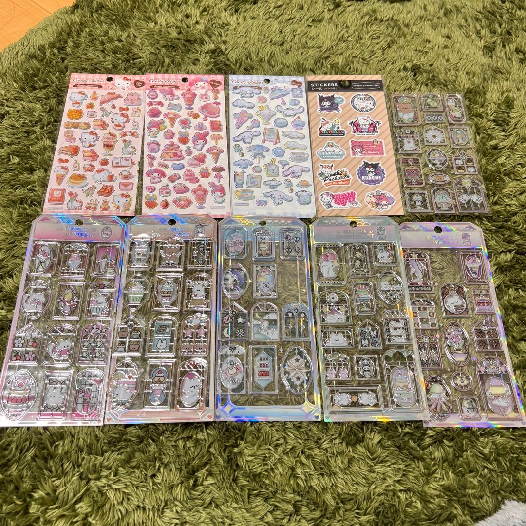 シール帳完成品、未開封シール、その他まとめ売り