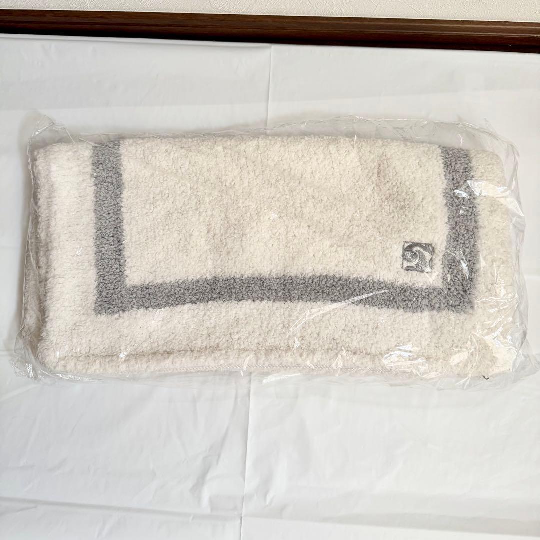 美品 kashwere フレームクッションカバー グレー/ホワイト2点セット