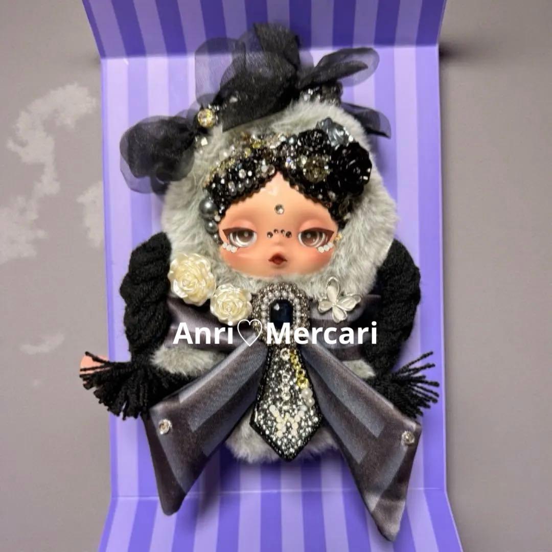 【即日発送】スカルパンダ x Wednesday スワロフスキー