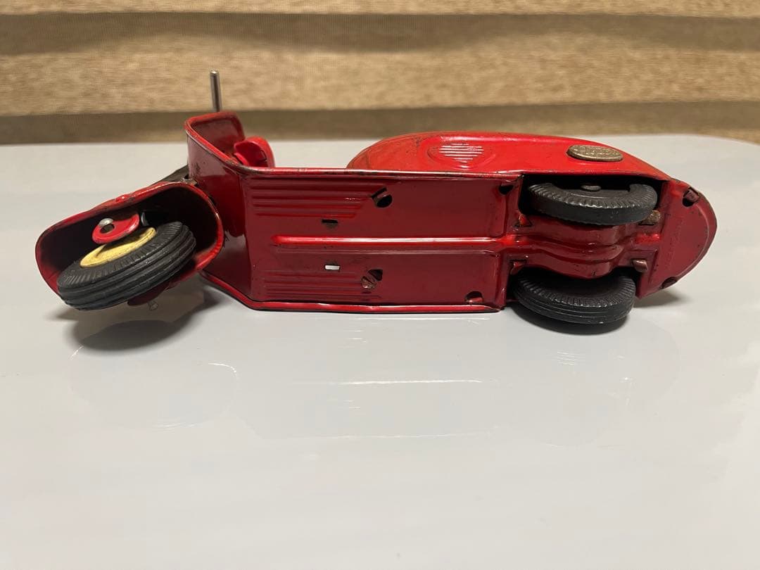 ブリキ のスクーター、旧バンダイのシルバーピジョン、ビンテージ