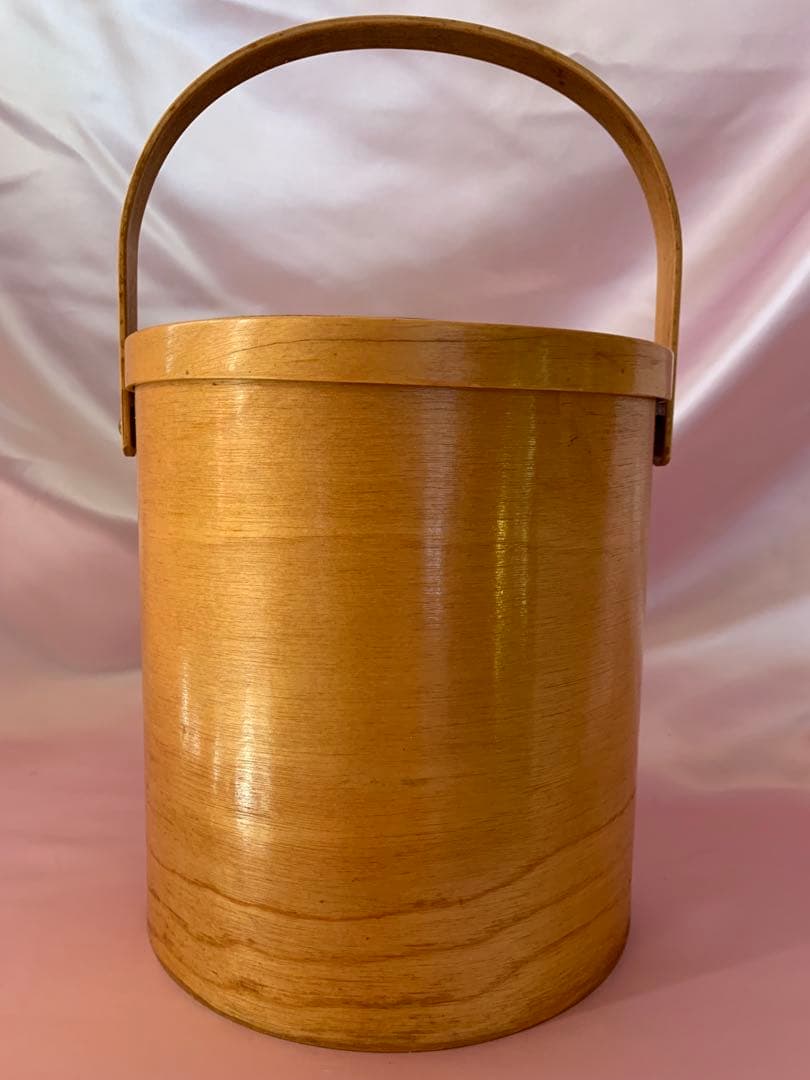 ビンテージ 木製 クッキージャー ビスケット レトロ アンティーク