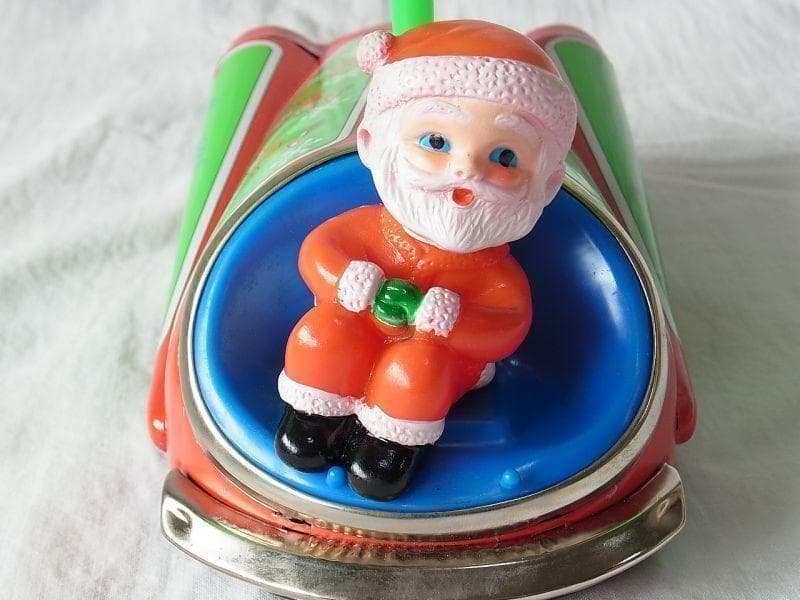 サンタヘリコプター 1960年代 増田屋 日本製 ブリキ オモチャ