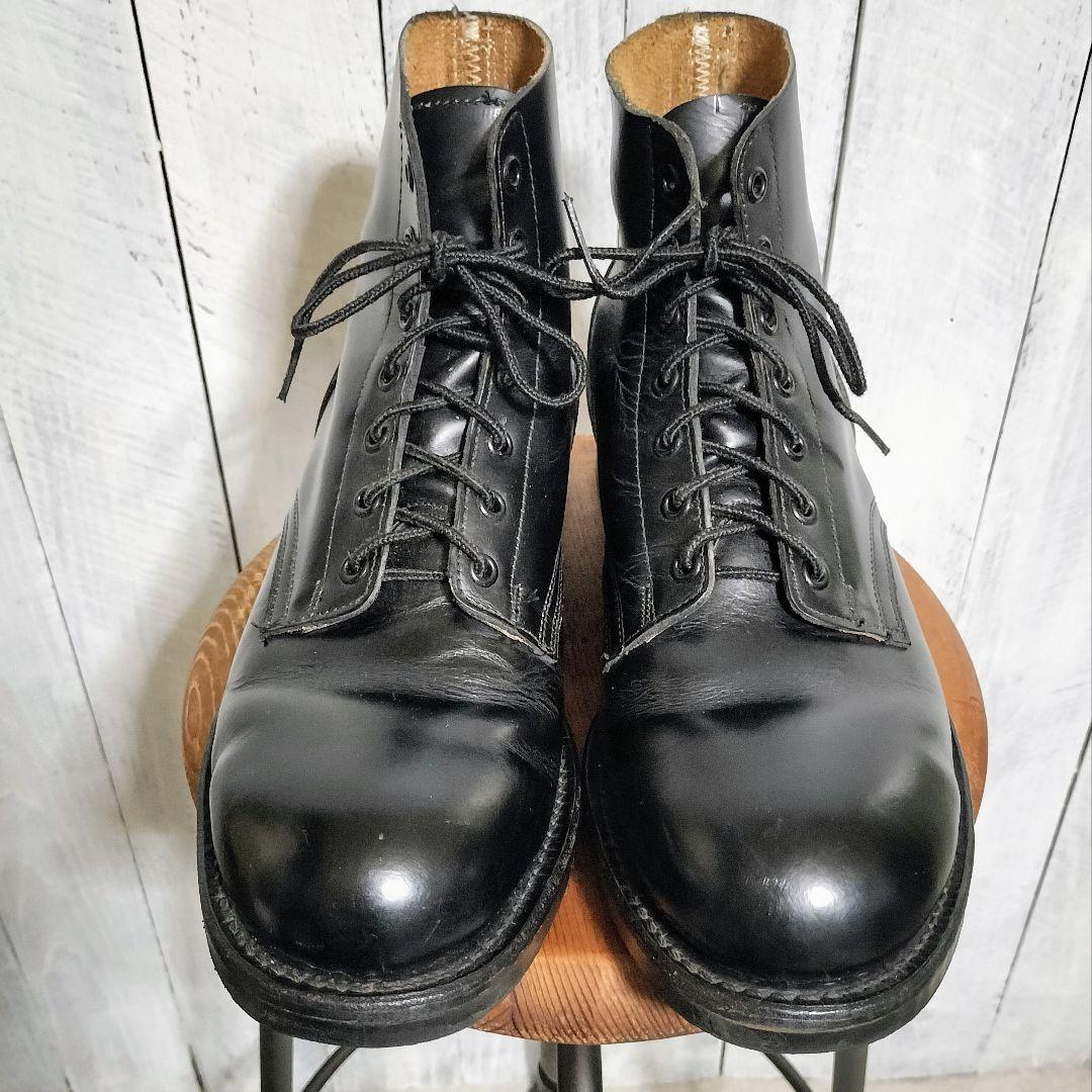 カナダ軍 サービスブーツ オフィサーブーツ ブラック 黒 カナダ製