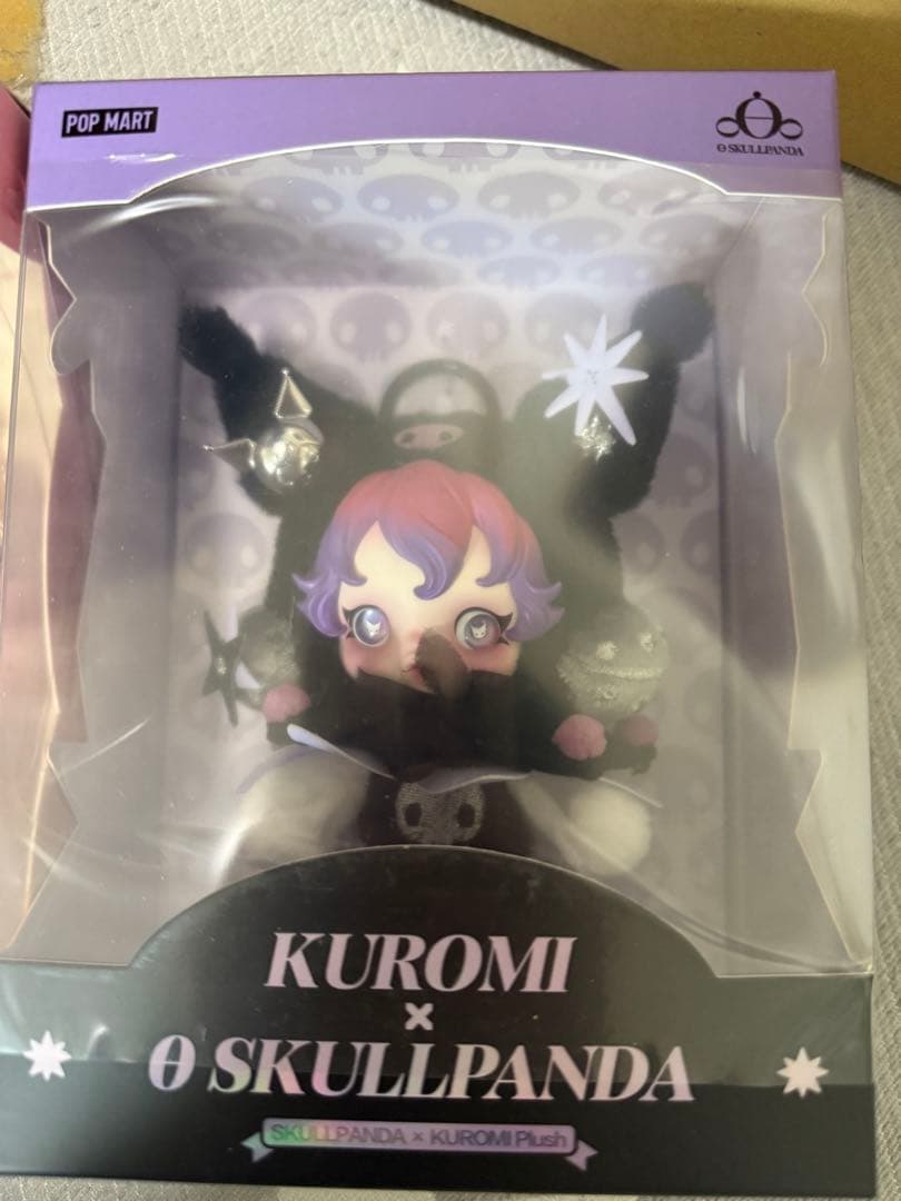 My Melody & Kuromi × Skullpanda ぬいぐるみ