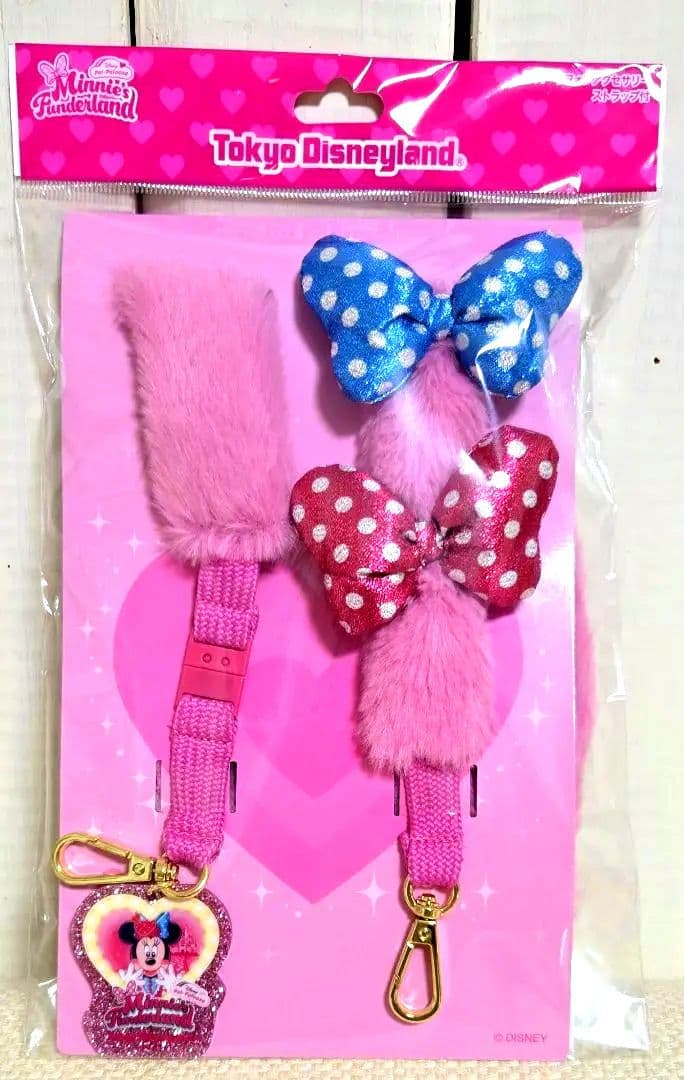 ミニーのファンダーランド スマートフォンアクセサリーストラップ付き