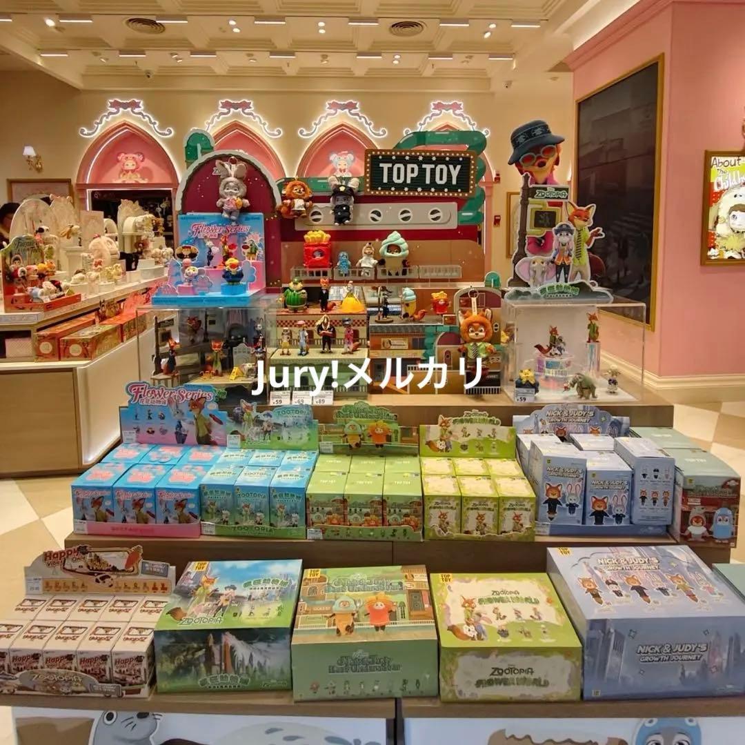 ズートピア TOPTOY 新作 グロース・ジャーニー 6個セット ぬいぐるみ