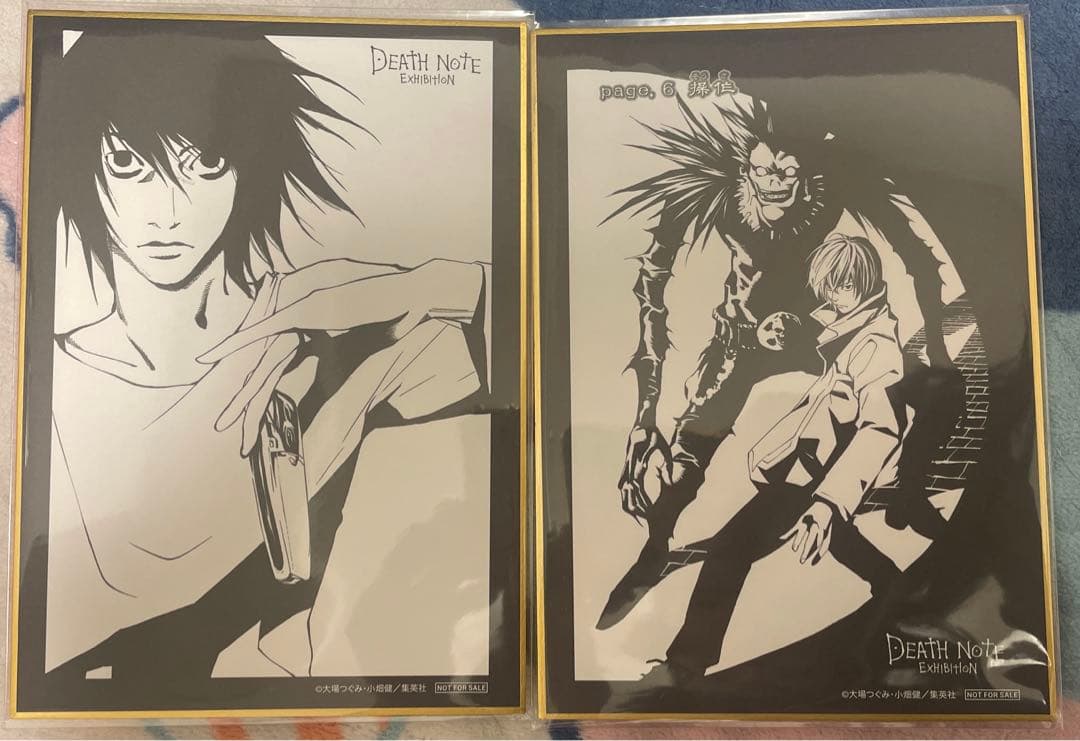デスノート展 DEATHNOTE ミニ色紙 魅上照 夜神月 リューク - メルカリ