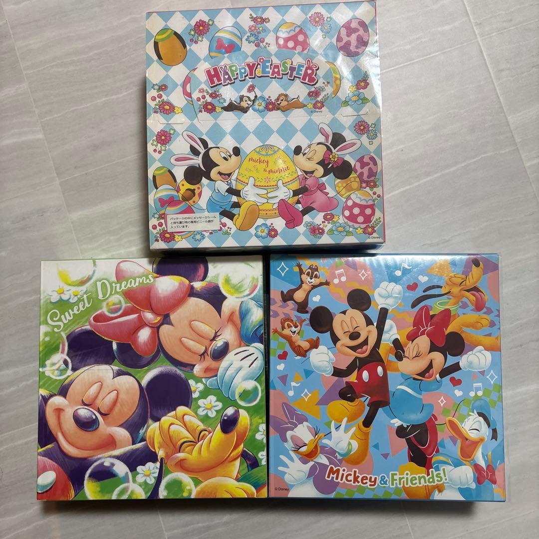 ミッキー＆フレンズ イースターバスタオル 第一生命ノベルティ 3枚