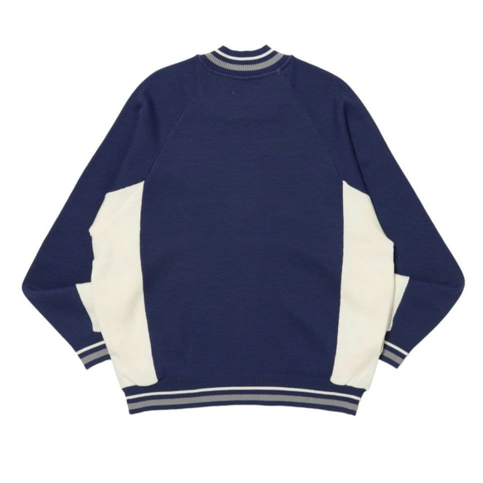 HYSFORM COAT OF ARMS KNIT JACKET NAVY XL - メルカリ