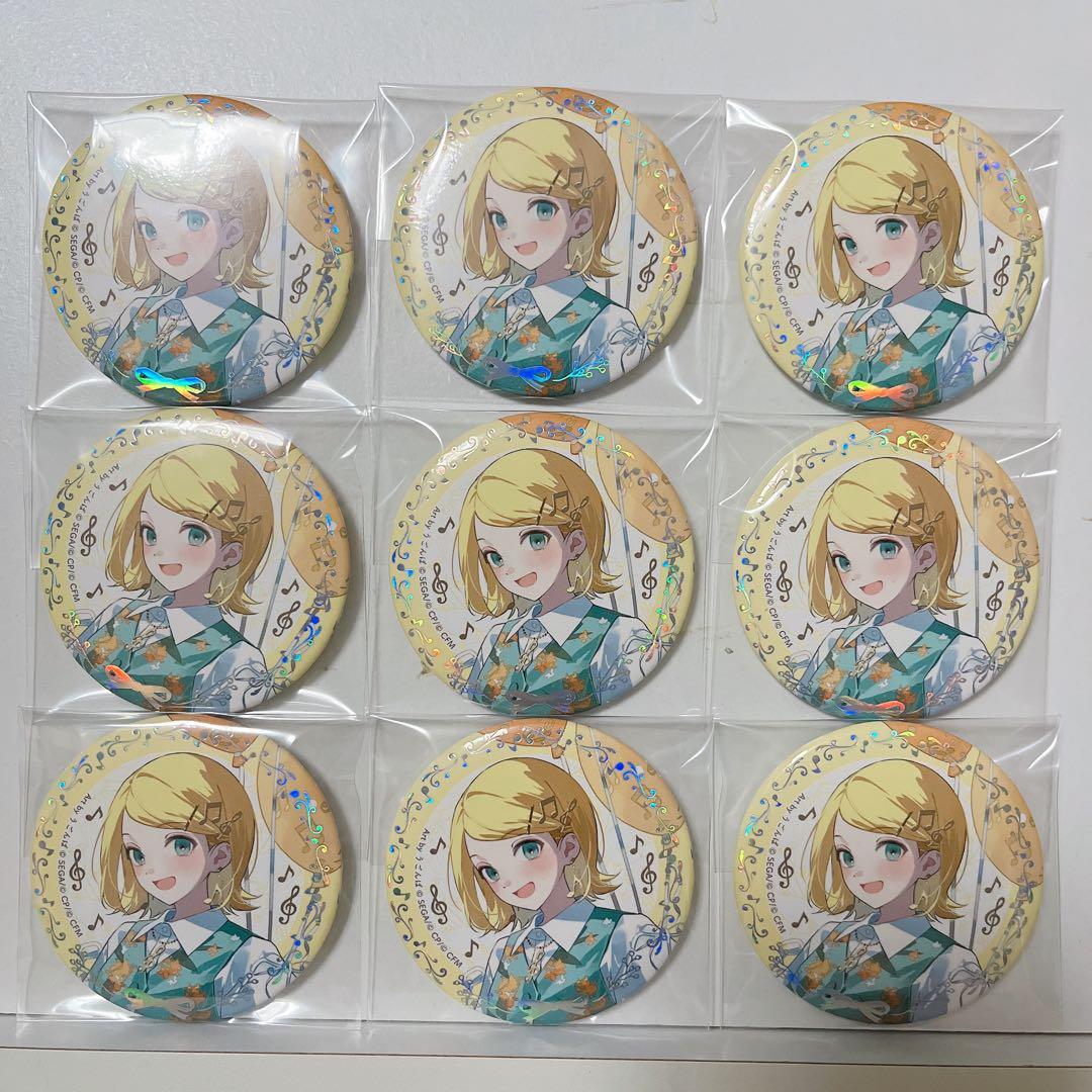 プロセカ 感謝祭 鏡音リン 缶バッジ 42点 鏡音リンモチーフ ドット絵