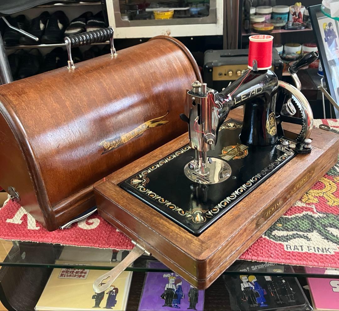 LEADチェーンステッチ・ミシン☆整備・調整機☆実働機・単環ミシン