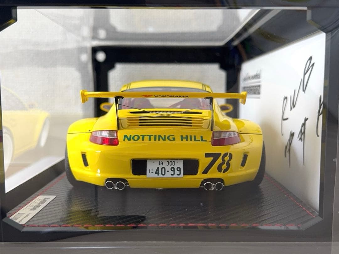 【限定50】1/18 RWB 997 Yellow With Mr. Nakai