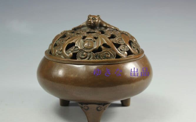 真鍮細工の銅香炉
