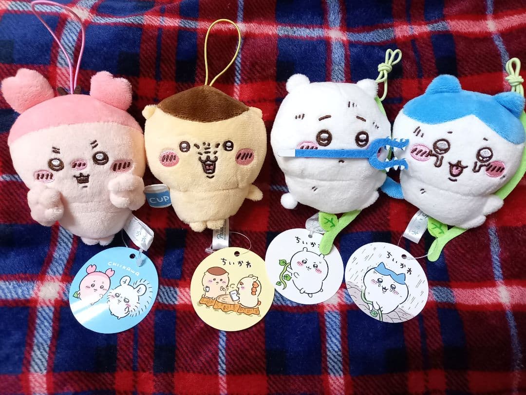 ちいかわ　 ぬいぐるみ、トランク等グッズ12点セット　ハチワレ　うさぎ　あの子